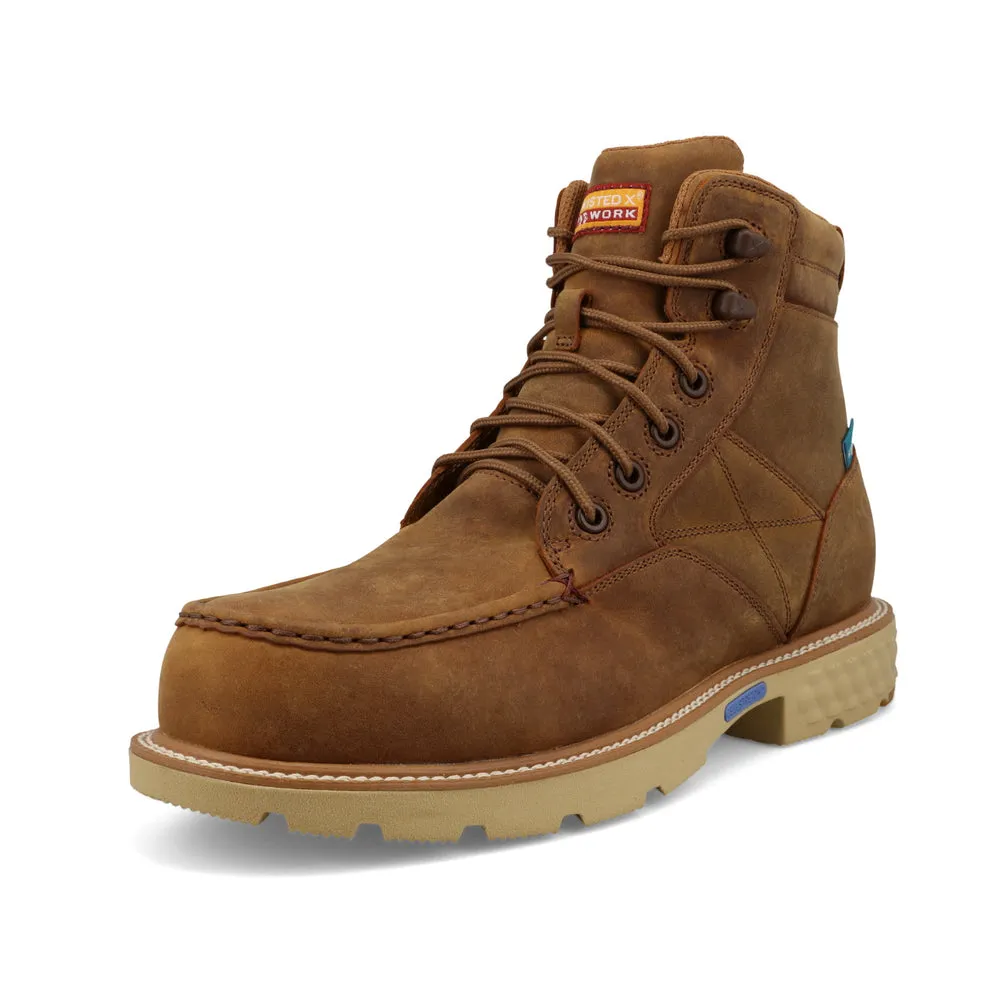 Twisted X 6″ Work Boot Golden Tan